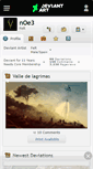 Mobile Screenshot of noe3.deviantart.com