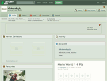 Tablet Screenshot of nintendoplz.deviantart.com