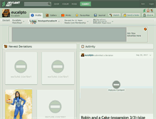 Tablet Screenshot of eucalipto.deviantart.com