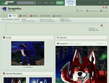 Tablet Screenshot of doragonryu.deviantart.com