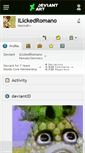 Mobile Screenshot of ilickedromano.deviantart.com
