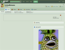 Tablet Screenshot of ilickedromano.deviantart.com