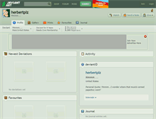 Tablet Screenshot of herbertplz.deviantart.com