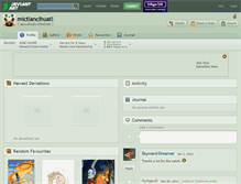 Tablet Screenshot of mictlancihuatl.deviantart.com