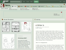 Tablet Screenshot of digoree.deviantart.com