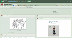 Desktop Screenshot of ghost-in-hood.deviantart.com