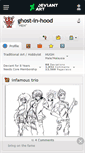 Mobile Screenshot of ghost-in-hood.deviantart.com
