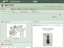 Tablet Screenshot of ghost-in-hood.deviantart.com