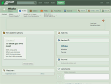 Tablet Screenshot of mitoko.deviantart.com