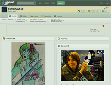 Tablet Screenshot of fomalhaut48.deviantart.com