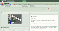 Desktop Screenshot of chosendude.deviantart.com