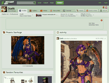 Tablet Screenshot of ocelit.deviantart.com