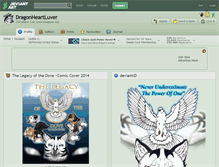 Tablet Screenshot of dragonheartluver.deviantart.com