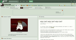 Desktop Screenshot of emonyjade.deviantart.com