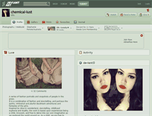 Tablet Screenshot of chemical-lust.deviantart.com