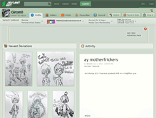 Tablet Screenshot of giromii.deviantart.com