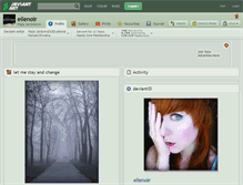 Tablet Screenshot of ellenoir.deviantart.com