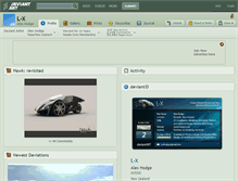Tablet Screenshot of l-x.deviantart.com