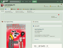 Tablet Screenshot of anti-deisaku-fc.deviantart.com