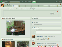 Tablet Screenshot of davifeline.deviantart.com