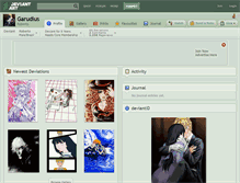Tablet Screenshot of garudius.deviantart.com