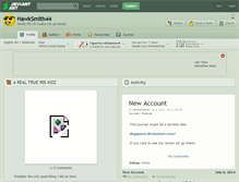 Tablet Screenshot of hawksmith44.deviantart.com