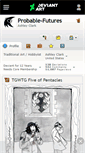 Mobile Screenshot of probable-futures.deviantart.com