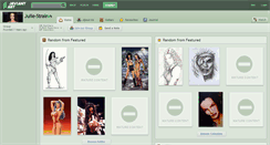 Desktop Screenshot of julie-strain.deviantart.com