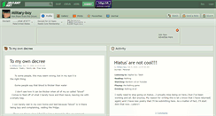 Desktop Screenshot of military-boy.deviantart.com