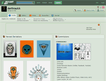 Tablet Screenshot of darthraulck.deviantart.com