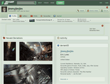 Tablet Screenshot of jimmyjimjim.deviantart.com