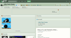 Desktop Screenshot of little-chain-chomp.deviantart.com