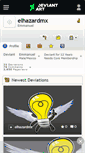 Mobile Screenshot of elhazardmx.deviantart.com