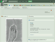 Tablet Screenshot of dump.deviantart.com