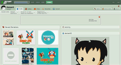 Desktop Screenshot of messant.deviantart.com