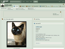Tablet Screenshot of melisweet.deviantart.com