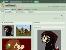 Tablet Screenshot of lunaofakatsuki.deviantart.com