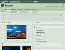 Tablet Screenshot of krannichfeld.deviantart.com