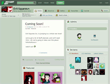 Tablet Screenshot of evil-squares.deviantart.com
