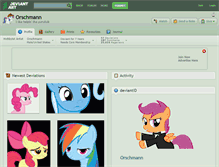 Tablet Screenshot of orschmann.deviantart.com