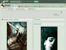 Tablet Screenshot of kesha67.deviantart.com