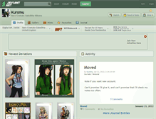 Tablet Screenshot of kuromu.deviantart.com
