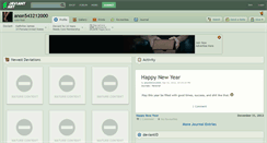 Desktop Screenshot of anon543212000.deviantart.com