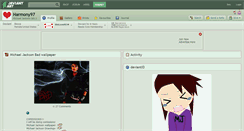Desktop Screenshot of harmony97.deviantart.com