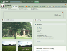 Tablet Screenshot of ki-chan3.deviantart.com
