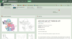 Desktop Screenshot of freakin-chub.deviantart.com