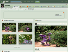 Tablet Screenshot of kessan.deviantart.com