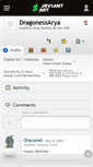 Mobile Screenshot of dragonessarya.deviantart.com