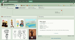Desktop Screenshot of bunnyrabbithare.deviantart.com