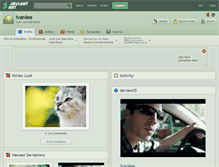 Tablet Screenshot of ivanlee.deviantart.com
